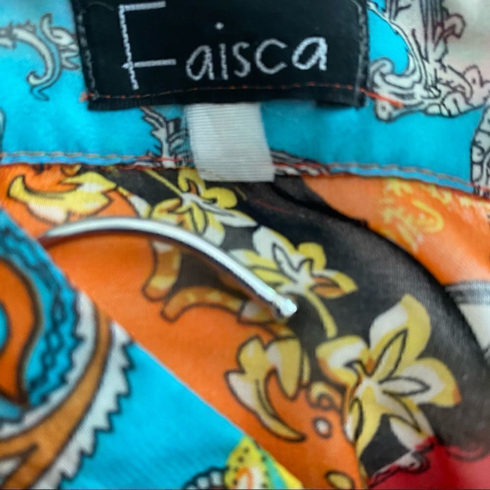 Faisca Aztec Print Sheer Blouse - Picture 4 of 5